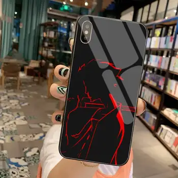 Samurai Champloo Anime Telefono dėklas, Padengti Grūdinto Stiklo iPhone 11 Pro XR XS MAX 8 X 7 6S 6 Plus SE 2020 atveju