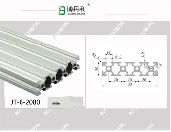 350mm/500mm Ilgis 2080 T-Slot Aliuminio Profilių Ekstruzijos Rėmas CNC