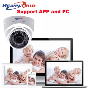 Heanworld HD ip vaizdo kamera dome 1080P 720P, 960P vaizdo kamera 2.0 mp priežiūra, apsaugos sistema dome camera PoE naktinio matymo