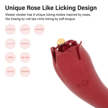 Laižyti Klitorio Vibratorius Stimuliuoja G Vietoje Vibravimo Makšties Oralinis Stimuliatorius Sekso Žaislas, skirtas Moterų Clit Massager Moterys Kalba Lytinių organų USB