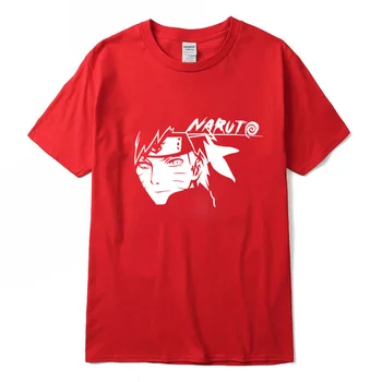 XIN YI vyriški T-shirt Viršuje Quality medvilnės Vyrams, Moterims, T-marškinėliai, Topai Kawaii naruto Marškinėlius kietas laisvi marškinėliai Anime, Manga Tee Marškinėliai