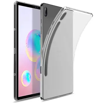 Skirtuko S6 2019 Atveju 10.5 Tablet Funda Case for Samsung Galaxy Tab S6 10.5 Padengti T860 T865 SM-T860 SM-T865 Tablet Silicio Atveju