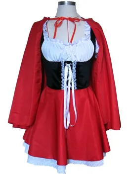S-6XL Karšto Pardavimo Sexy Little Red Riding Hood Kostiumas Mažas Raudonas Dangtelis Seksualus Halloween Kostiumai, Moterims, cosplay Šalis Suknelė