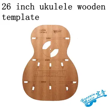 26 colių ukulėle formą, maži keturių stygų gitara priėmimo pelėsių formos garso skylė garso šviesų padėtį medienos