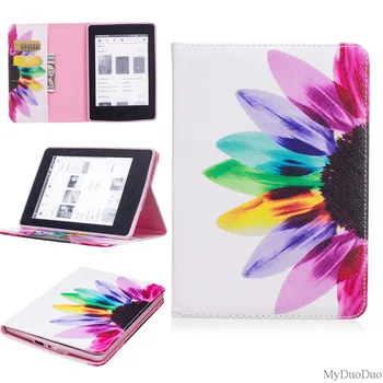 Prabanga PU Odos Padengti Amazon Kindle Paperwhite 1/2/3 Ereader Stovėti Tablet Case For Kindle Paperwhite 6