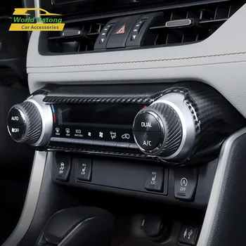 Priedai Toyota RAV4 2019 XA50 Anglies pluošto Visą Interjero Aksesuarai ABS Apdailos Dangtelio Apdaila LHD & RHD