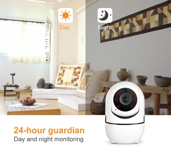 Geriausia Smart Baby Monitor Namų Apsaugos Stebėjimo Debesų IP Kamera Auto Stebėjimo Tinklo Kamera su WiFi Bevielio VAIZDO Kamera