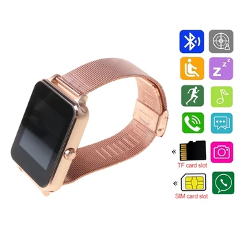 Z60 Smart Watch Vyrų Fitneso Apyrankę IP67 atsparus Vandeniui su SIM Kortelės Lizdo Moterų Smartwatch Laikrodį 