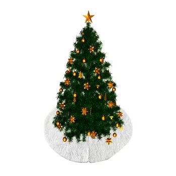 1Pc Chistmas Medžio Sijonas Dekoro Snaigės Baltos Kalėdos Šventinės Dekoracijos Kalėdų Eglutės Ornamentu Atostogų Šalis