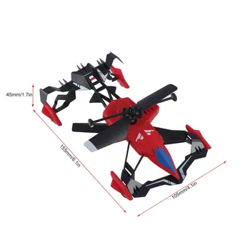 Nuotolinio Valdymo pultas 2 in 1, Oro-lakūnų Automobilių RC Drone Quadcopter 3D Flip Quadcopter Automobilių Žaislai Vaikams Gimtadienio Dovana Naujas
