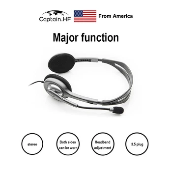 JAV Kapitonas Skambučių Centras USB Stereofoninis Garsas, Triukšmą, Multi Funkcinis Laidinis Mikrofonas laisvų Rankų įranga