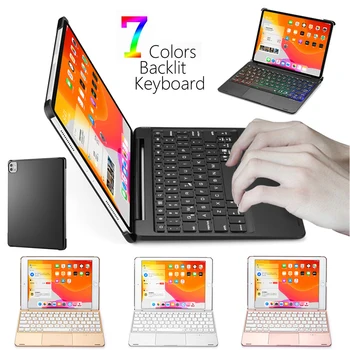 Backlit Keyboard Su Touchpad Apversti Tablet Case For iPad Pro 11 2020 2nd gen Bluetooch Klaviatūros Tablet Case For iPad Pro 11 2018