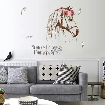 Žirgo Galvos Lipdukai ant sienų lipdukai vaikams kambariai namų dekoras ant sienų lipdukai namų dekoro kambarį