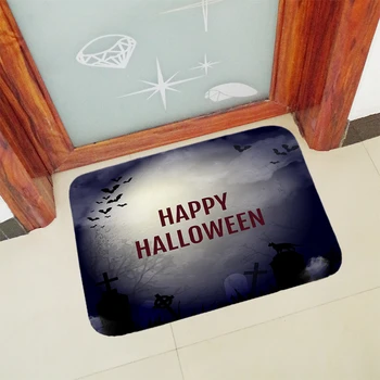 Laimingas halloween kilimas 40x60cm 50x80cm 50x120cm lauko įėjimo grindų kilimėlių, miegamojo virtuvės prieškambario słomianka anti-slip durų kilimėlis