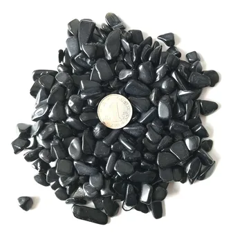 100gpack Gamtos Obsidianas žvyro Grubus Roko Akmuo Kolekcionuojamų Mineralinių Pavyzdys Gydymo juoda kvarco Kristalo Akmens Namų Dekoro