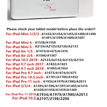 IPad 3 Oro 10.5 iPad 10.2 2019 Atveju su Pieštukas Turėtojas Funda iPad 7-osios Kartos Pro 11 10.5 9.7 2017 2018 Atveju Rubisafe