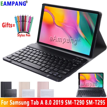Samsung Galaxy Tab 8.0 2019 Klaviatūra T290 T295 SM-T290 SM-T295 Plonas Odos Bluetooth Keybaord Padengti Atveju Funda