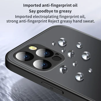 Magnetinio Matinis Stiklas Case For iPhone 12 12 Pro Max iPhone 12 Mini Paramos Magsafe Įkroviklį, Magnetinio Telefono dėklas