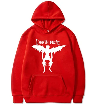 Death Note Hoodie Japonų Anime Ilgomis Rankovėmis Laisvi, Su Kišenėmis Unisex Drabužiai