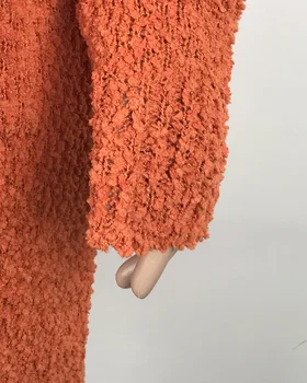 9 Spalvų Ponios susagstomi megztiniai Megztiniai ilgomis Rankovėmis Viršūnes Žiemą Clothers Moterų Megzti Megztinis Moterims Kietos Oranžinės spalvos Juodas Megztinis