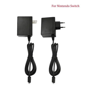 ES/JAV Plug 5V2.4A Įkroviklis Nintendo Jungiklis NR Žaidimų Konsolės 100-240V USB C Tipo Maitinimo Adapteris