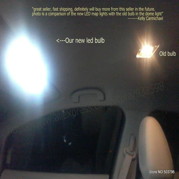 Vidus automobilio žibintai audi tt mk1 Auto-automobilių Led Apšvietimas dome lemputes klaidų 8pc