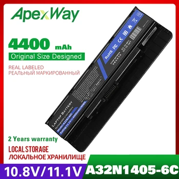 ApexWay 4400MANH 11.1 V Baterija A32N1405 Už ASUS G551 G551J G551JK N551JW4720 N751 G551JM G551JW N751JK Už ROG G58 G58J