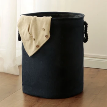 Storio dvigubo trukdo medvilnės ir lino lankstymo vandens skalbinių krepšį, žaislų saugojimo bin nuotekų krepšelio