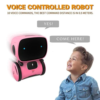Tipo Interaktyvus Robotas Mielas Žaislas Smart Robotų Robotai Vaikams Šokių Balso Komanda 3 Kalbomis Touch Kontrolės Žaislai, gimtadienio Dovanos