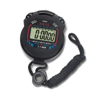 Profesionalus Kišeninis Skaitmeninis LCD Laikmatis Chronograph Sporto Matuoklis, Chronometras su Dirželiu XRQ88