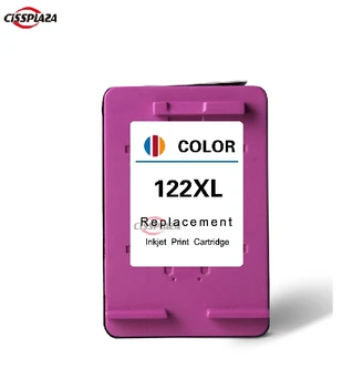 CISSPLAZA 1pc spalvų Rašalo Kasetė suderinama HP122 Deskjet 1000 1050 2000 iki 2050 m. 3000 3050A 3052A už 122 122xl Tri-color