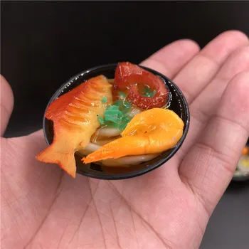 Modeliavimo Maisto Šaldytuve Lipdukai Japoniško Stiliaus Ištemptas Makaronai 3D Magnetinio Kūrybos Užsienio Prekybos Šaldytuvas Magnetas Dekoras