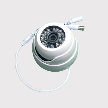 YiiSPO Plastiko Mini IR Dome Kameros 24pcs LED Vaizdo Saugumo Kameros Patalpų VAIZDO stebėjimo HAINAUT 720P 1080P HAINAUT analoginis coms 420TVL fotoaparatas