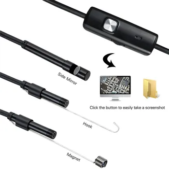 QZT USB Mini Endoskopą Fotoaparato Tipas C Vandeniui Mini Borescope Tikrinimo Kamera, Micro Endoskopą Fotoaparato 