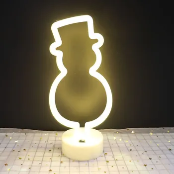 Kalėdų Dovana LED Neon Light Triušis Sniego Grybų Pasirašyti Neoninės Lempos partijų Vestuvių Miegamasis Namų Dekoro Naktį Lempa USB/Baterijos