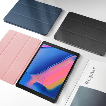DUX DUCIS Mados Audinio Odinis dėklas, Skirtas Samsung Galaxy Tab 8.0 & S Pen 2019 Prabangos Ploni Magnetinio Apversti Apsaugine danga Atveju