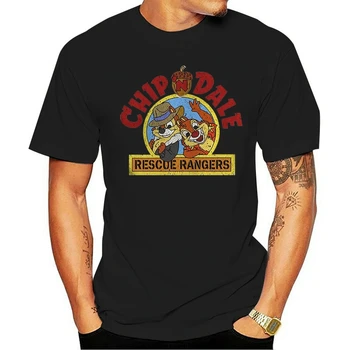 Juokinga Vyrų marškinėliai Moterims suvenyrinius marškinėlius Chip N Dale Rescue Rangers 