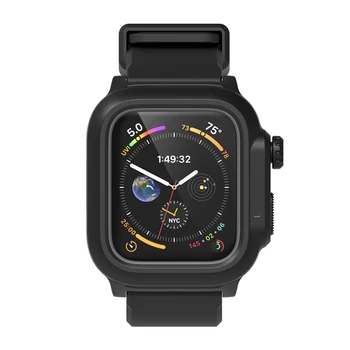 Karinės vandeniui atsparus dėklas su Diržu, Apple Watch 6 5 4 3 2 44 mm iwatch juosta 44mm 40mm 42mm watchband&Apsauginis dangtelis