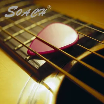 SOACH Kad gitara kirtikliai padarė susitvarko jūsų logotipas bent 100vnt custom savo akustinės gitaros pasiimti nupeštos priedai