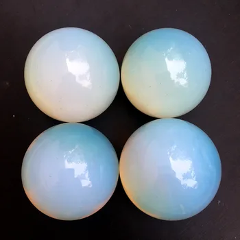 Natūralus kristalas brangakmenio kamuolius white opal kvarcas, kalnų krištolas srityje vidaus apdaila