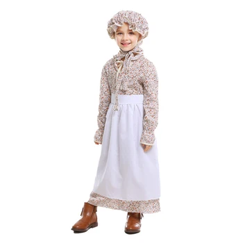 Mergaitė Vaikai Tarnaitė Suknelė Cosplay Alice Fancy Dress Dorothy Apranga Sielovados Stiliaus Motinos Močiutė Kostiumas