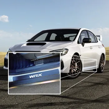 Automobilių Lipdukai Tuning Aksesuarai Subaru WRX Auto Durų Slenksčio Nusitrinti Sveiki Pedalo Apdailos Lipdukai Automobilių Reikmenys 4Pcs