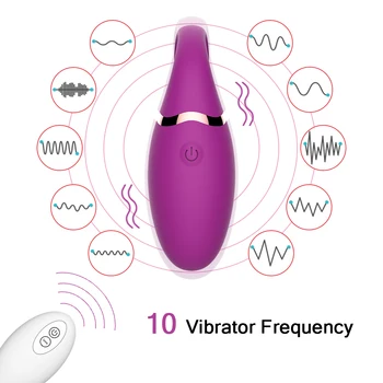 G-spot Vibruojantis Kiaušinis 10 Dažnį Moterų Massager Vibrator USB Įkrovimo Clit Stimuliacija Suaugusiųjų Flirtuoti Sekso Žaislai Moterims