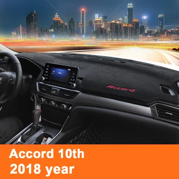 Tinka Honda Accord 10-oji 2018 Automobilio prietaisų Skydelio Dangtelį, Mat Išvengti Šviesos Padas Priemonė Platforma galiniu langu Pagalvėlių, Kilimų Gynėjas