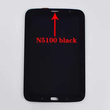 LCD Samsung Galaxy Note 8 N5100 GT-N5100 N5110 GT-N5110 skystųjų KRISTALŲ Ekrano Skydelis + Touch Ekranas skaitmeninis keitiklis Jutiklis Asamblėja