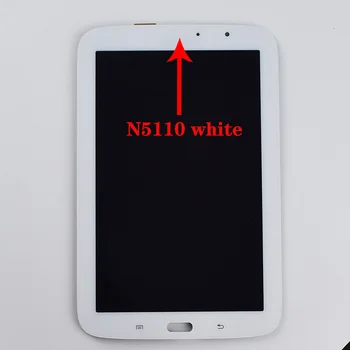 LCD Samsung Galaxy Note 8 N5100 GT-N5100 N5110 GT-N5110 skystųjų KRISTALŲ Ekrano Skydelis + Touch Ekranas skaitmeninis keitiklis Jutiklis Asamblėja