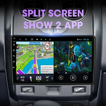 JMCQ Android 10.0 4G 8cores Automobilio Radijo Renault Duster-2018 Multimedia Vaizdo Grotuvas, 2 din RDS DSP GPS Navigaion Galvos vienetas