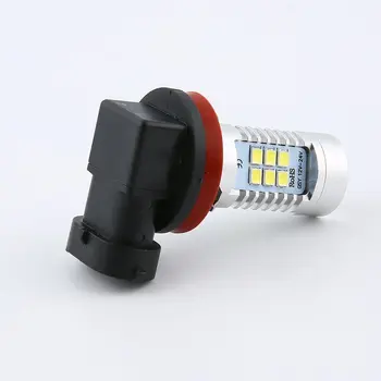 2vnt H8, H11 2835 21SMD LED Rūko Žibintai Automobilio Šviesos važiavimui Dieną Auto Rūko Žibintai Lemputės