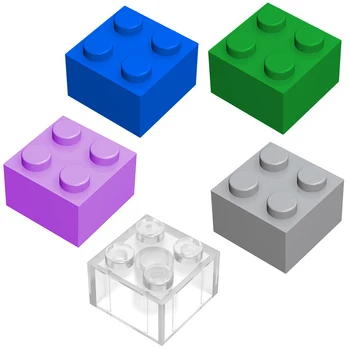 Pastato Blokas Žaislas 50pcs Dalių Surinkti Žaislą 2x2 technologijų Įvedimo Gaudyti Plytų Dalys Švietimo Kūrybos Dovana Vaikams Žaislas