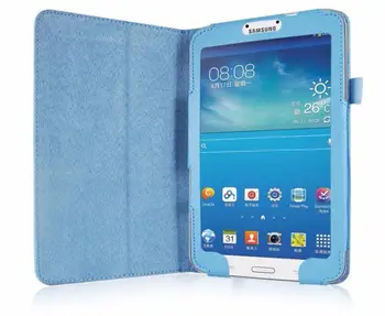 Case for Samsung Galaxy Tab 3 8.0 T310 T311 PU Odos Stovėti Tablet Atvejais, skirtas Samsung Galaxy Tab 3 SM-T310 8